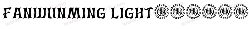 Fanwunming Light字体转换